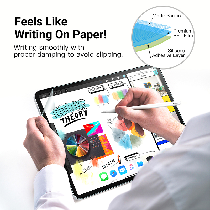 紙のようなスクリーンプロテクター iPad 10th Min - Matte Anti Glare Screen Protector のレビューと価格