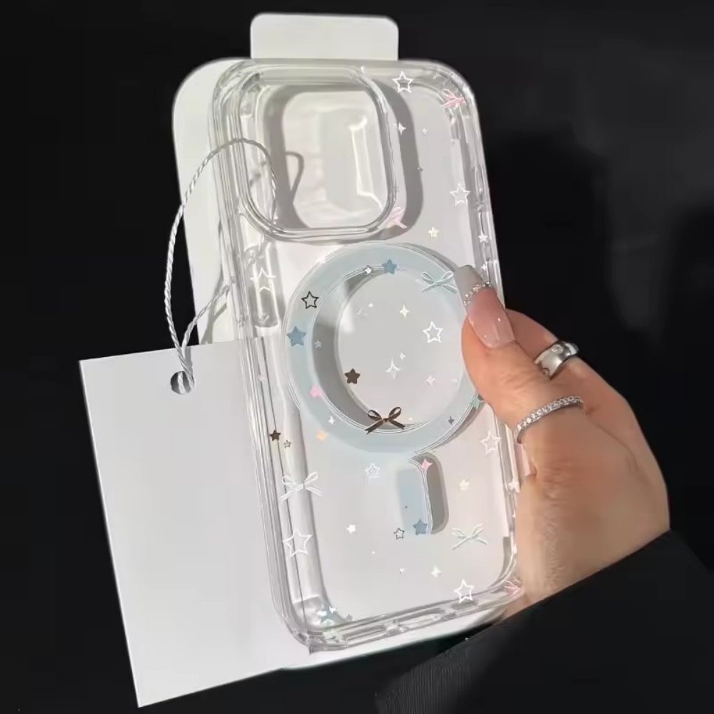 スターボウプリントクリア電話ケース iPhone 18 17 - Clear Shockproof Bumper Case のレビューと価格