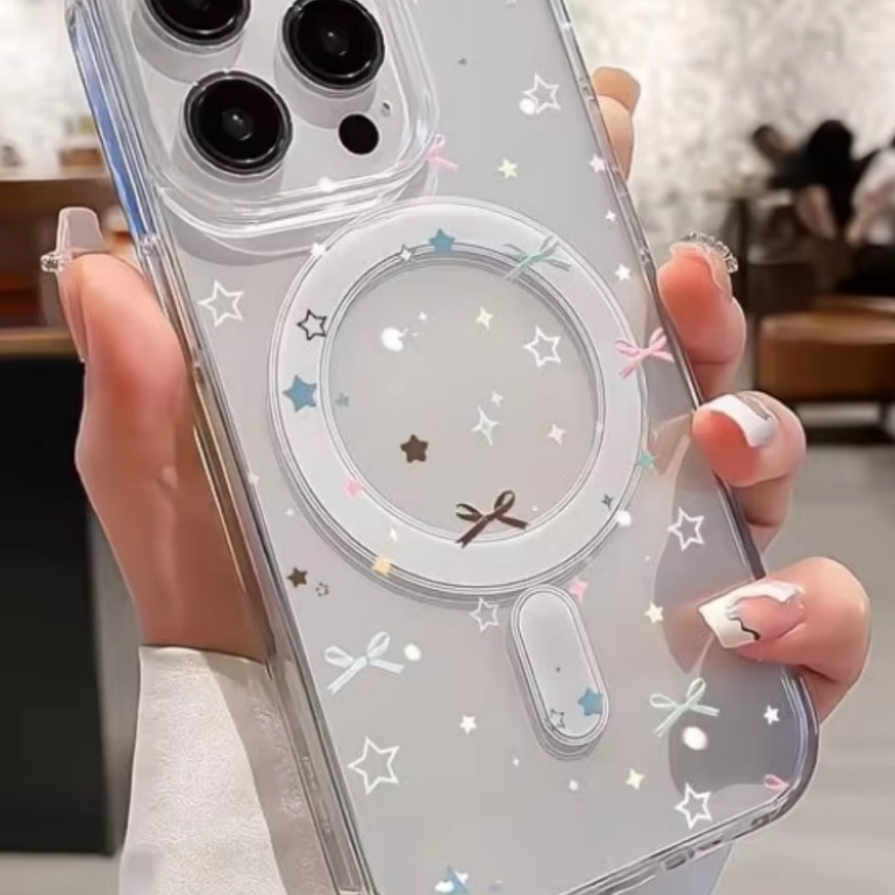 スターボウプリントクリア電話ケース iPhone 18 17 - Clear Shockproof Bumper Case のレビューと価格