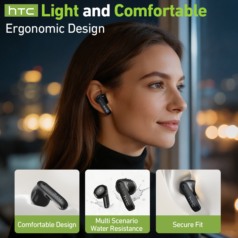 HTC NE94 ゲーミングTWSイヤホン。マイク内蔵、ゲー - Earphones のレビューと価格