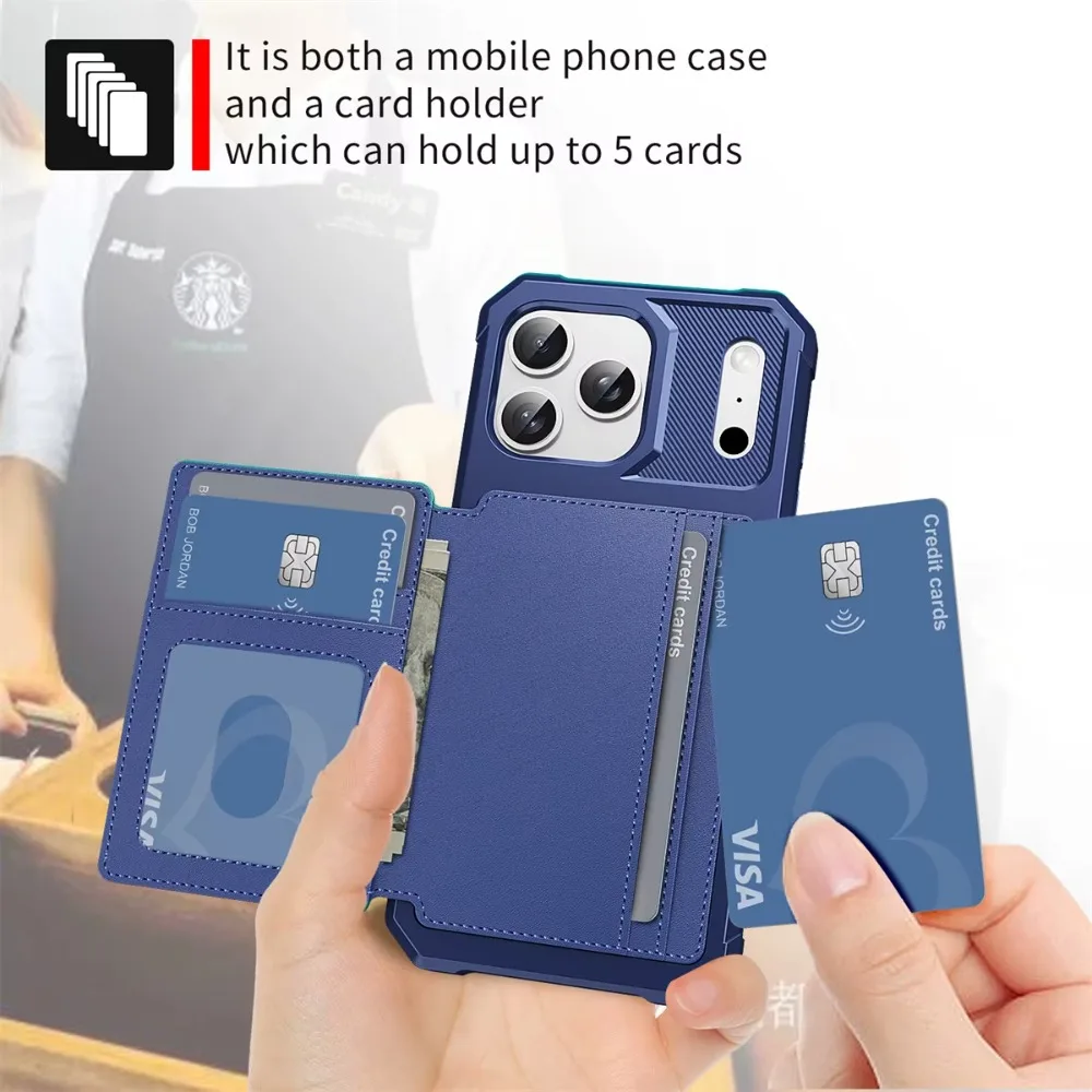 Apple iPhone 18 17 Air 16E 16  - Leather Wallet Card Holder Phone Cover のレビューと価格