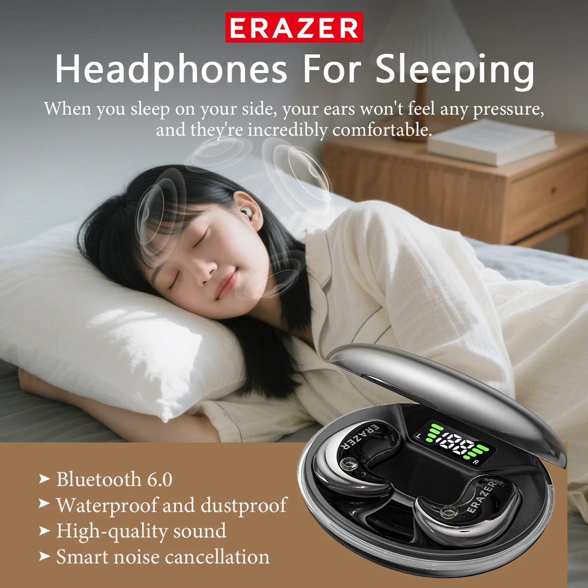 EARZER XF58 インイヤー型Bluetoothヘッド - Phone Cases のレビューと価格