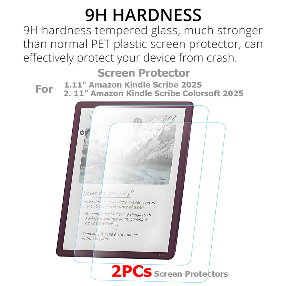 2 個のスクリーンプロテクター 11 インチ Amazon  - Matte Anti Glare Screen Protector のレビューと価格