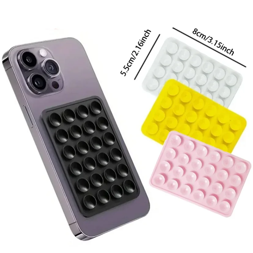 シリコン吸盤式スマホホルダー 多機能吸盤壁掛けスタンド 正方 - Phone Cases のレビューと価格